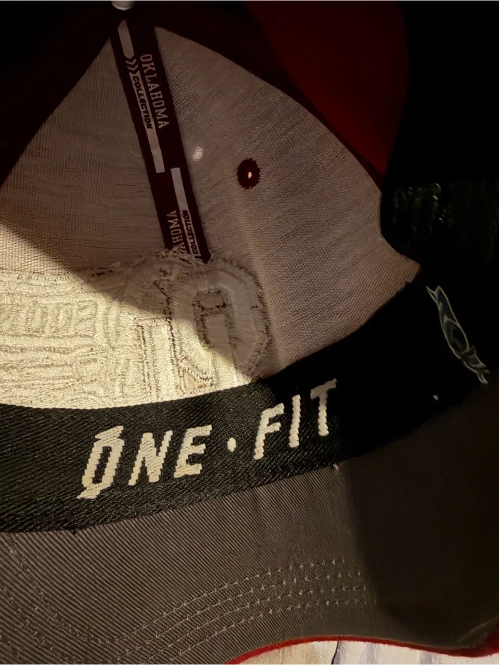 Top of the World Crimson Kids Baseball Cap with OU Wagon Patch Sooners